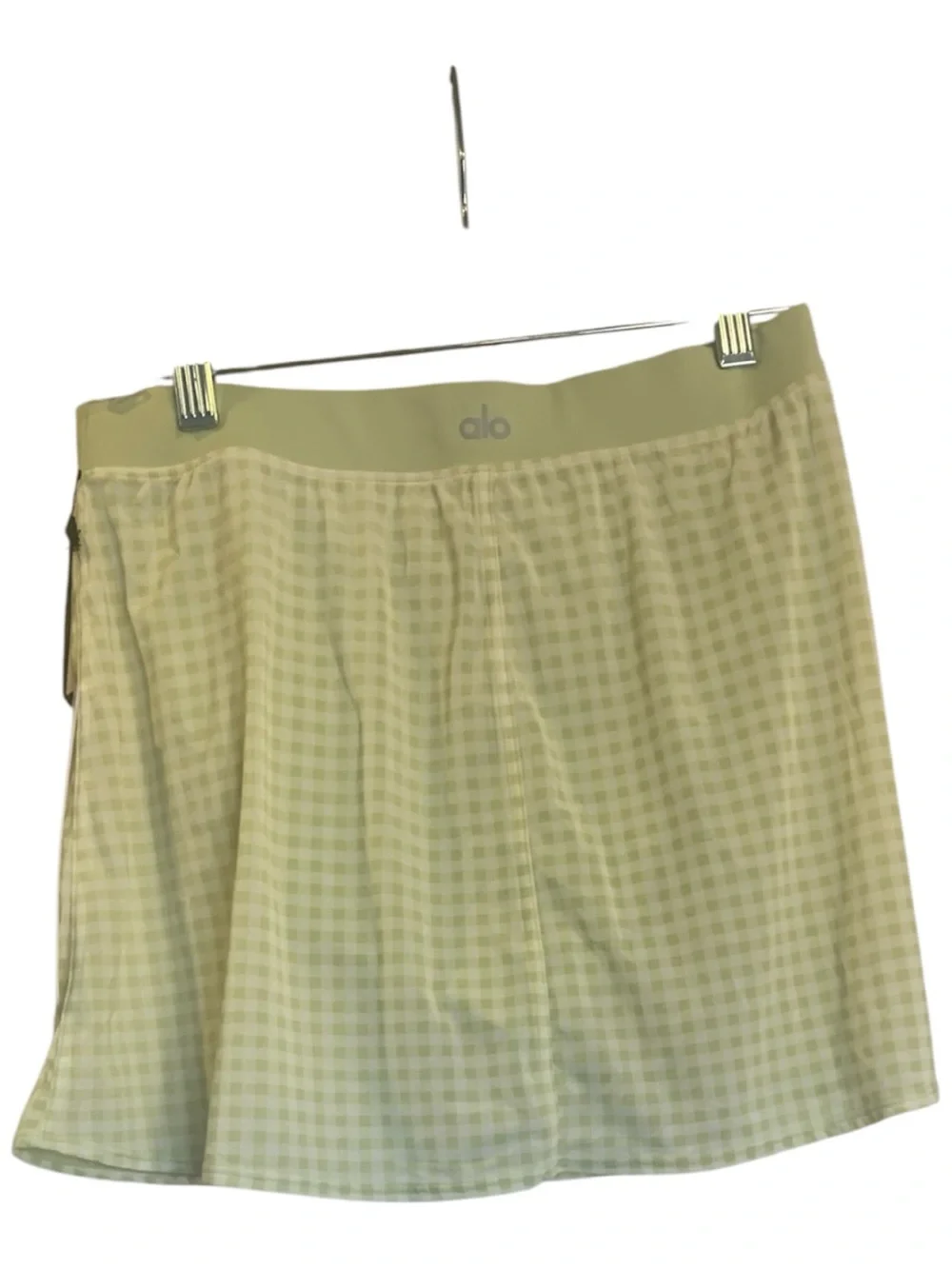 208. NWT Alo mesh gingham skirt Size M